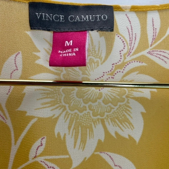 Vince Camuto Coastal Grandma Floral Getaway Chiffon Duster in Amber Sun - Picture 3 of 7
